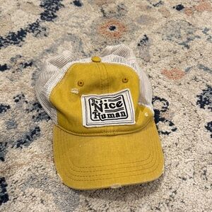 Karma Mustard 'Be Nice Human' Hat
